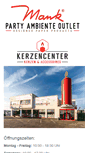 Mobile Screenshot of kerzencenter.de
